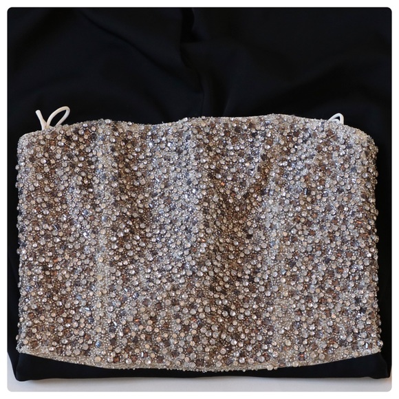 ALICE + OLIVIA Jeri Beaded Strapless Jumpsuit - Picture 14 of 15